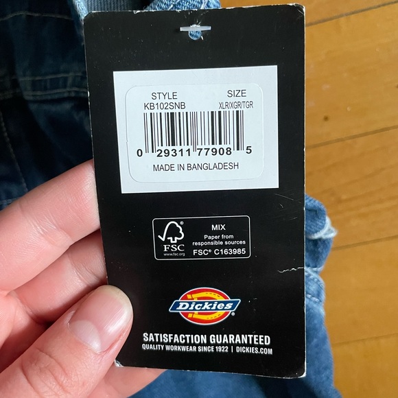 Dickies Denim Overalls - Picture 2 of 5